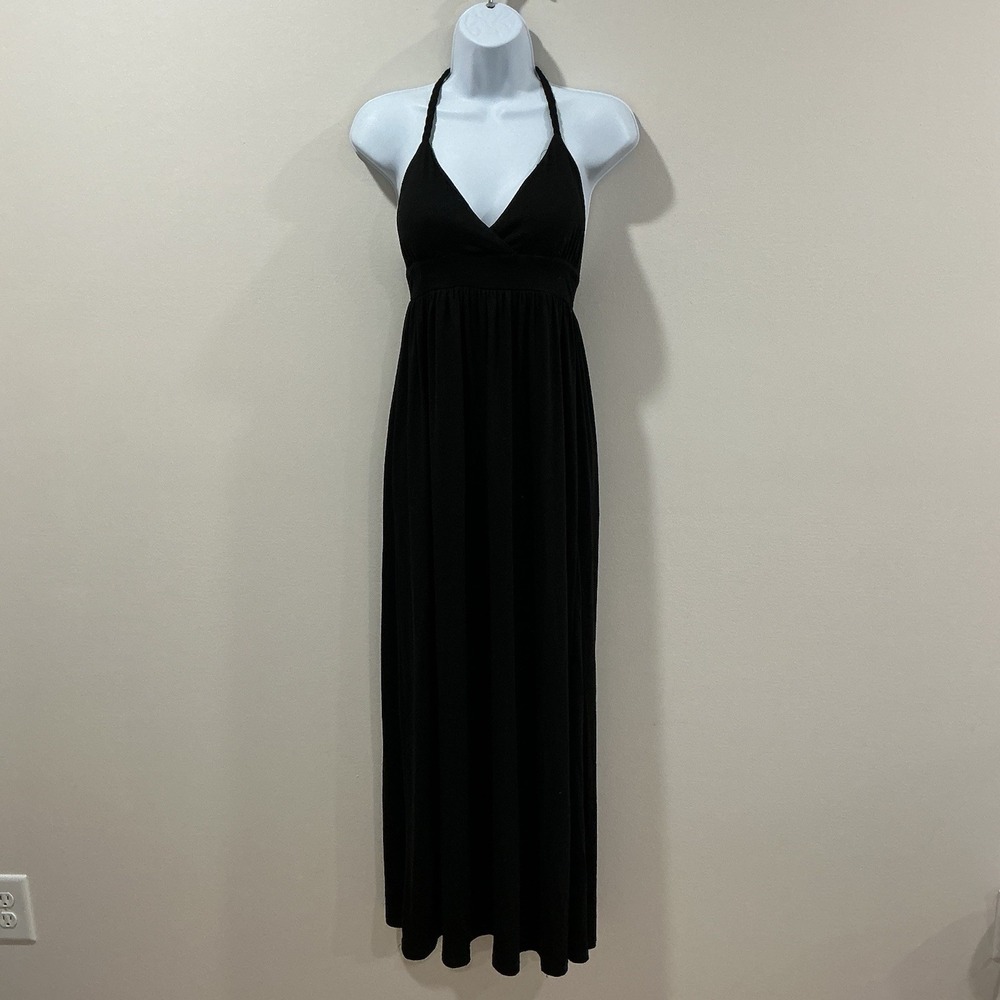 Derek Heart Black Babydoll Maxi Dress NWT Size Small Whimsigoth Grunge‎ Witchy